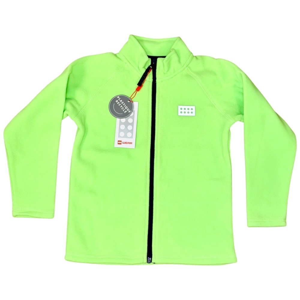 LEGO Wear Kids Neon Green Full Zip Fleece Jacket‎ Size 6Y 116